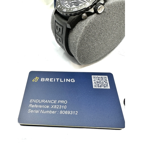 420 - Breitling Endurance Pro Men's Watch - X82310 in original box the watch is ticking