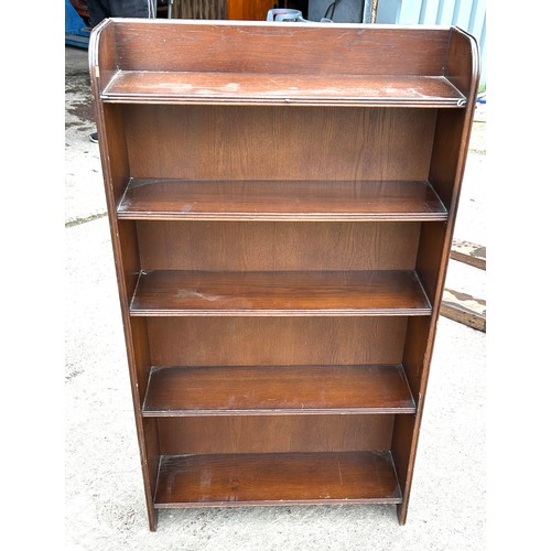 402 - 4 Shelf bookcase 42 inches tall 24 inches wide 7 inches depth