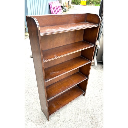 402 - 4 Shelf bookcase 42 inches tall 24 inches wide 7 inches depth