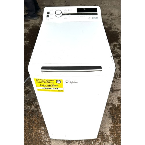 409 - Whirlpool 7kg top loader washing machine