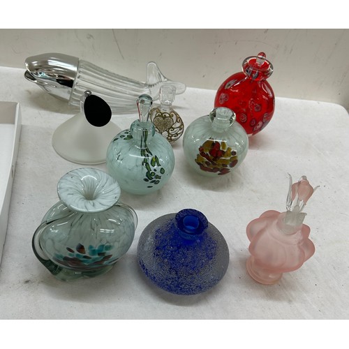 38 - Selection of vintage and later scent bottles