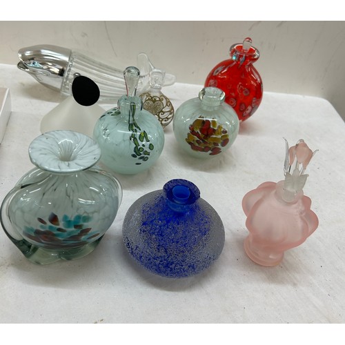 38 - Selection of vintage and later scent bottles