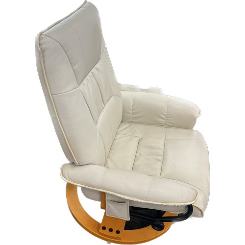 411 - Electric massage chair and stool in working order