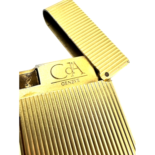 571 - Caran d'Ache cigarette Lighter - Gold Plated