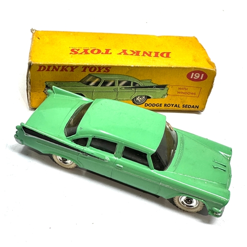 499 - Original Boxed Dinky Toys No.191 Dodge Royal Sedan ( 1959- 64)