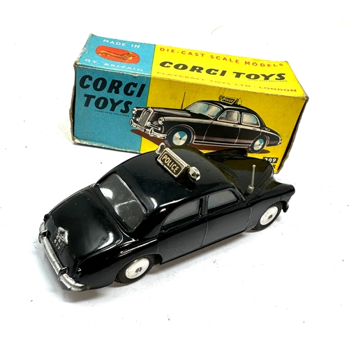 502 - Original Corgi toys Riley Pathfinder Police Car, model 209 with box