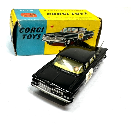 504 - Corgi 223 Chevrolet State Patrol In Original Box