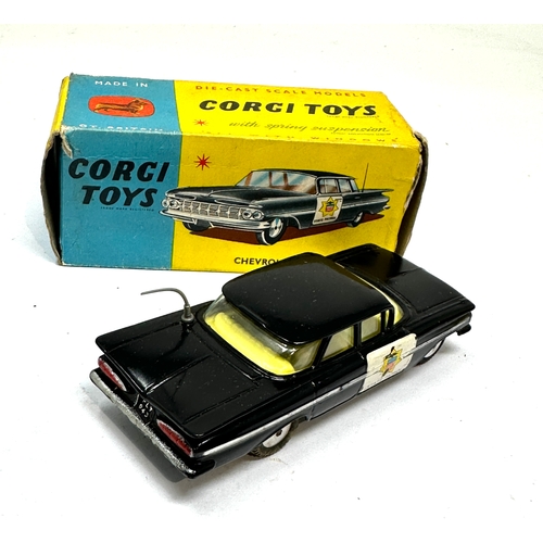 504 - Corgi 223 Chevrolet State Patrol In Original Box