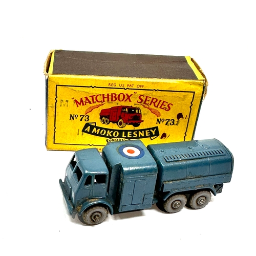 510 - Lesney Moko Matchbox No 73 - Leyland Pressure Refueller original boxed