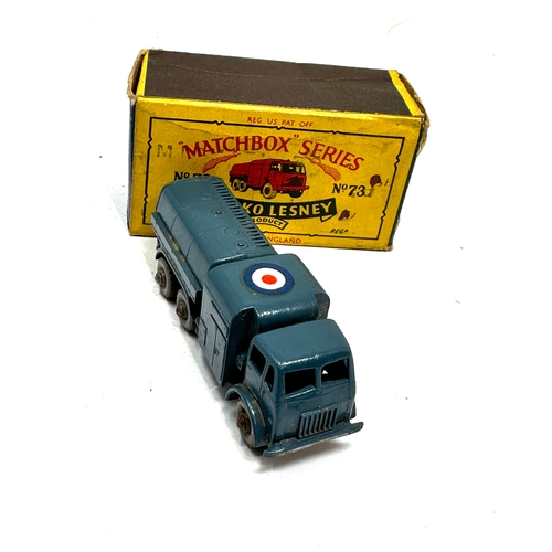 510 - Lesney Moko Matchbox No 73 - Leyland Pressure Refueller original boxed