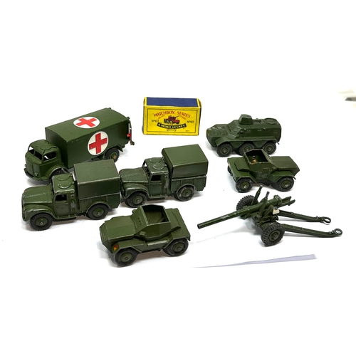 520 - Selection of Dinky military vehicles