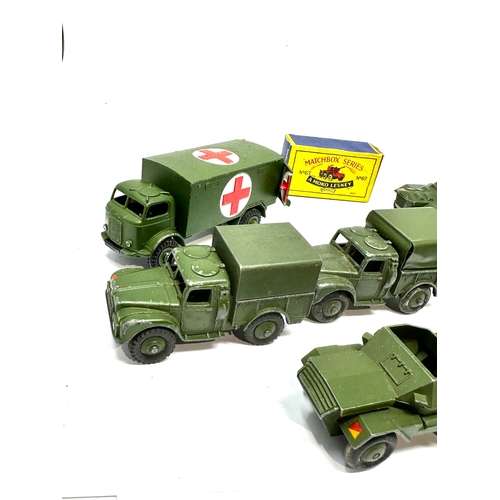 520 - Selection of Dinky military vehicles