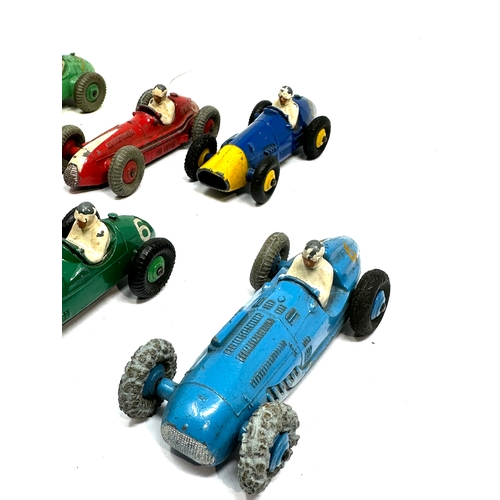 522 - 6 dinky racing cars