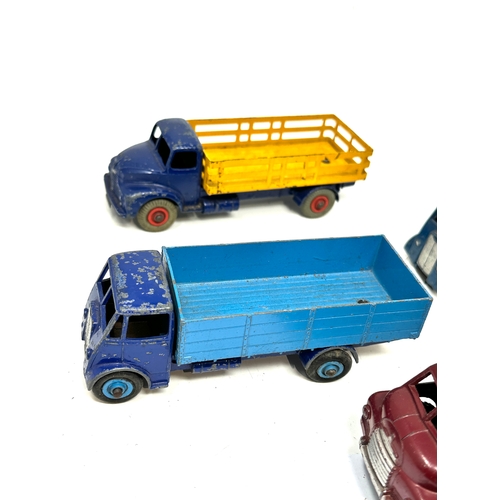 525 - Selection of Dinky lorries inc leyland comet big bedford & guy