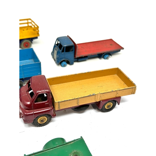 525 - Selection of Dinky lorries inc leyland comet big bedford & guy