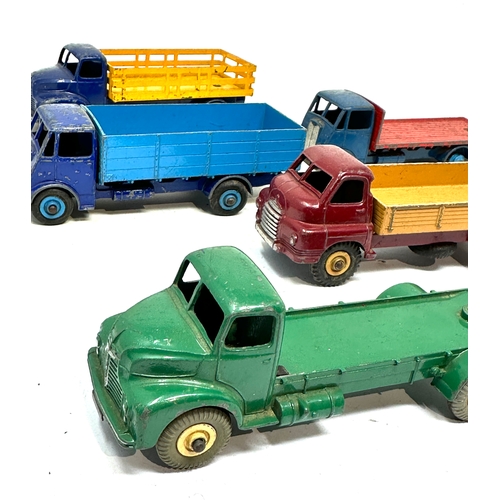 525 - Selection of Dinky lorries inc leyland comet big bedford & guy