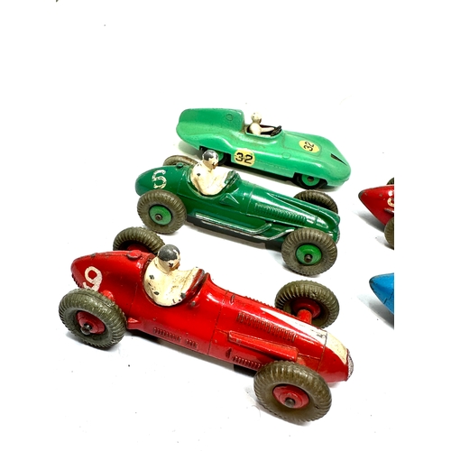 526 - selection of dinky racing cars inc cooper -bristol talbot lago alfa-romeo connaught