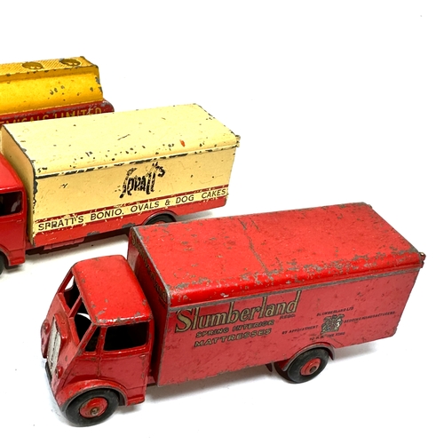 527 - selection of dinky trucks inc big bedford guy & alfa monarch