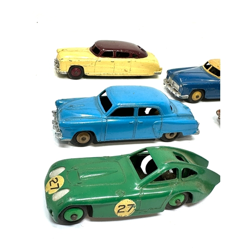 529 - selection of dinky cars includes hudson sedan bristol 450 studebaker etc