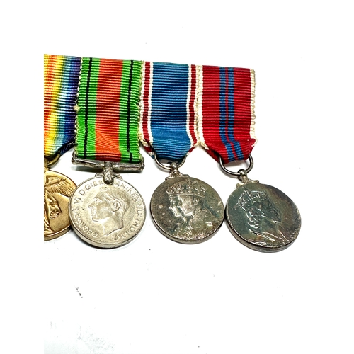 460 - Original military obe miniature medal group