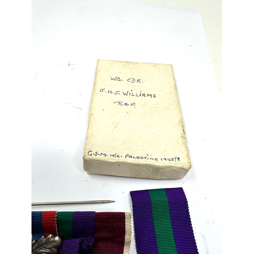 461 - ww1 & ww2 medal group to wing commander j.h.j williams r.a.f on G.s.m ww1 medals named 238452 .3.a.n... 