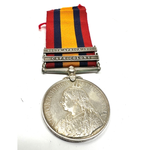 463 - Boer war queens south africa to 1993 pte j.devenport e.surry .r 2 bars cape colony & south africa 19... 