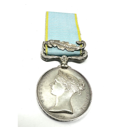 465 - Victorian Crimea medal sebastopol bar to geo watts coldstream gds