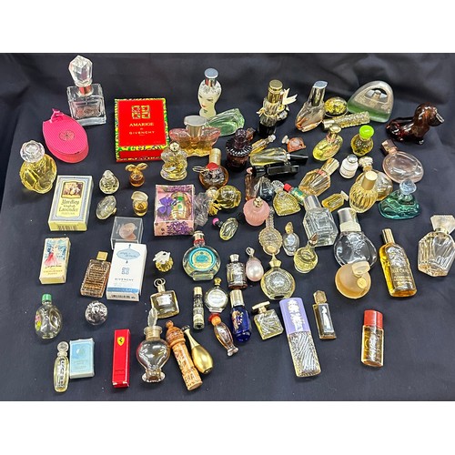 57 - Selection vintage and later ladies perfume bottles some with original boxes and contents