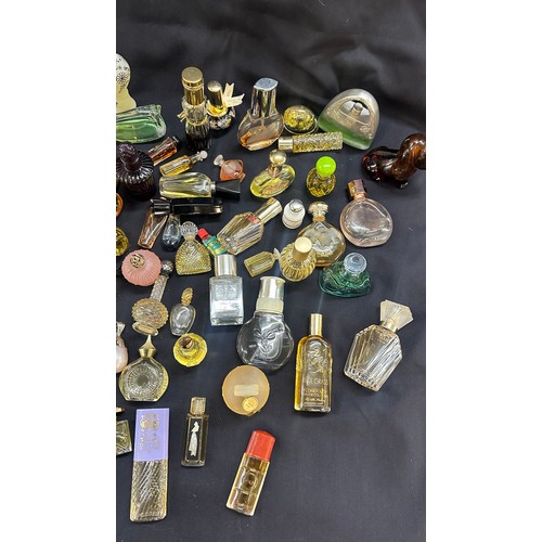 57 - Selection vintage and later ladies perfume bottles some with original boxes and contents