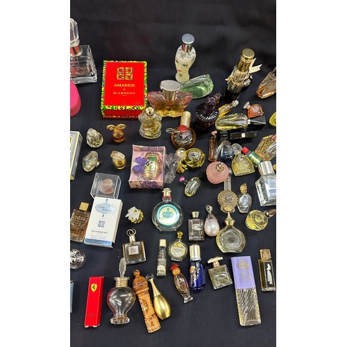 57 - Selection vintage and later ladies perfume bottles some with original boxes and contents