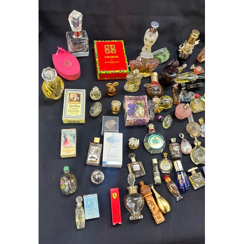 57 - Selection vintage and later ladies perfume bottles some with original boxes and contents