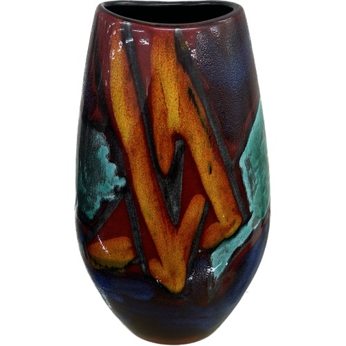 541 - Poole Pottery Graffiti small Manhattan vase, overall height 26cm, good overall condition