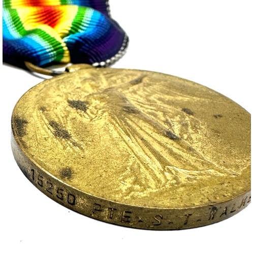 471 - 3 ww1 medals names in images 1 erased un-named