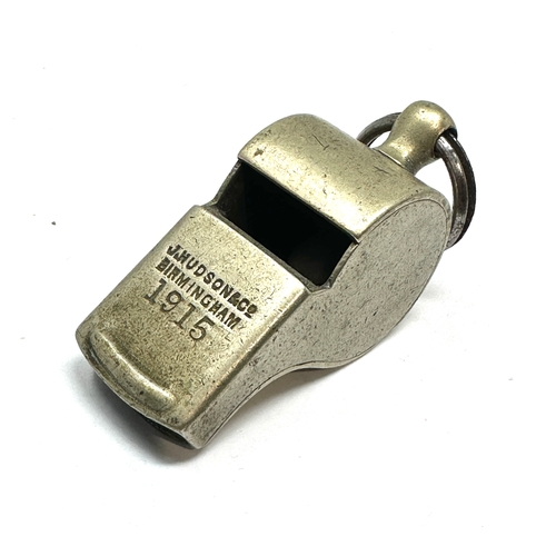 472 - ww1 1915 j.hudson & Co Birmingham whistle