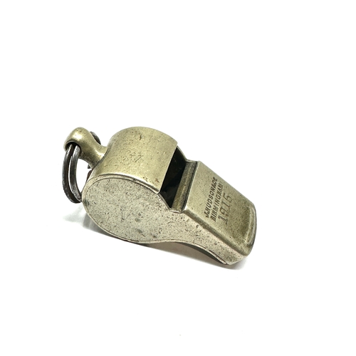 472 - ww1 1915 j.hudson & Co Birmingham whistle