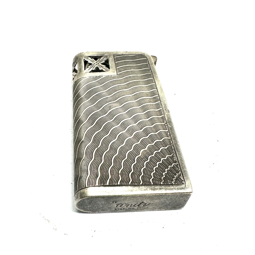 548 - rare Vintage  silver dunhill unity cigarette lighter