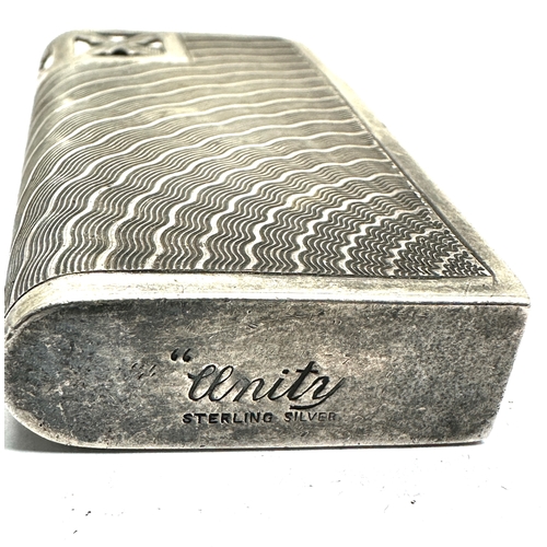 548 - rare Vintage  silver dunhill unity cigarette lighter