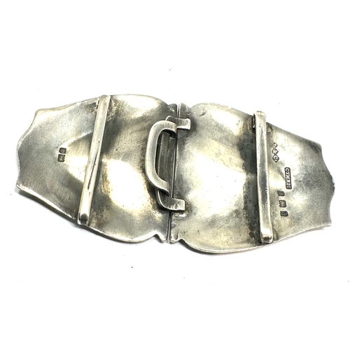 1 - Antique silver Archibald Knox for cymric liberty & co buckle measures approx 8.2cm by 4.4cm Birmingh... 