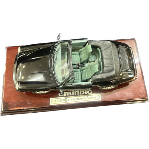 2 - Grundig Porsche 911 Carrera 4 Cabriolet model toy