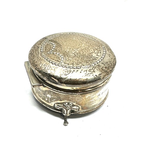 28 - .925 sterling jewellery / trinket box