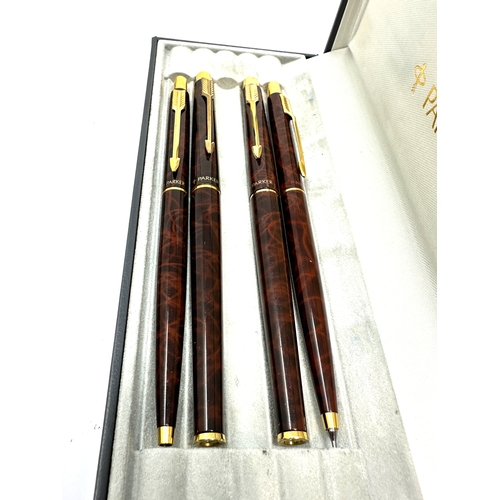 441 - Boxed parker pens includes fountain pen ballpoint etc