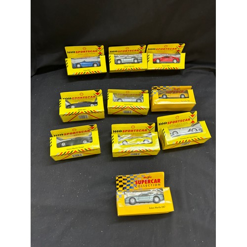 88 - Selection of boxed Maisto cars includes jaguar etc