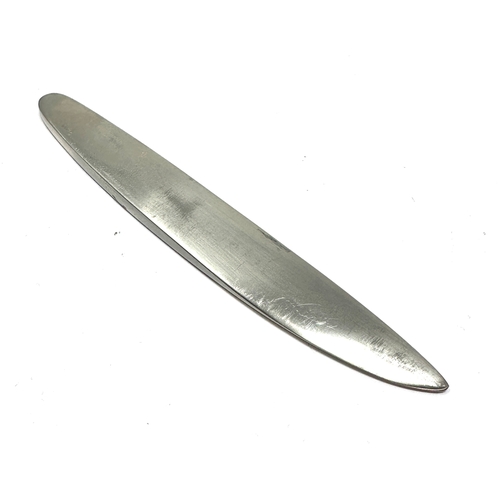 470 - Georg jensen denmark steel letter opener measures approx 13cm long