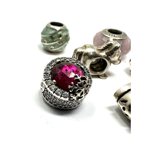 264 - 8 silver pandora charms