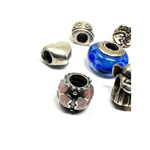 265 - 8 silver pandora charms