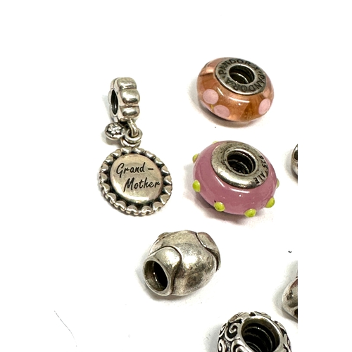 266 - 8 silver pandora charms