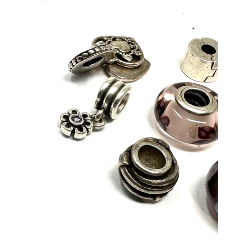 267 - 8 silver pandora charms