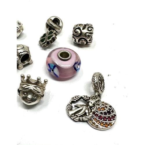 269 - 8 silver pandora charms