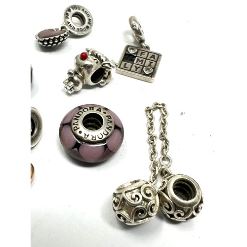 270 - 8 silver pandora charms