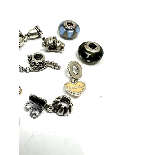 271 - 8 silver pandora charms